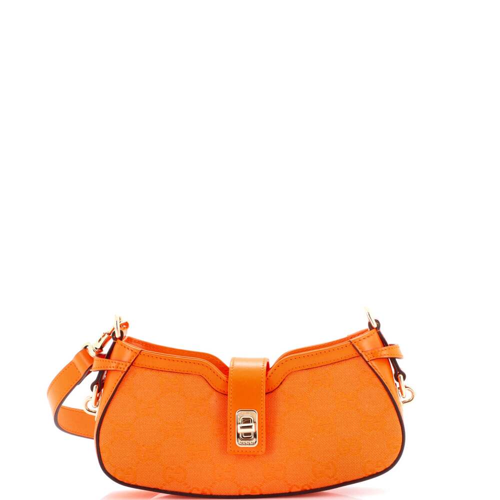 Gucci Moon Side Shoulder Bag Gg Canvas #237228G17B